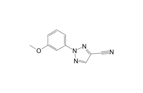 2H-1,2,3-Triazole-4-carbonitrile, 2-(3-methoxyphenyl)-