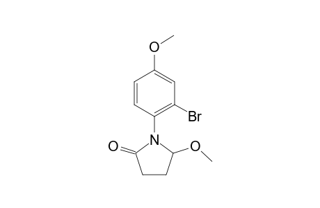 1-(2-bromo-4-methoxy-phenyl)-5-methoxy-2-pyrrolidone