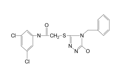 2-[(4-benzyl-5-hydroxy-4H-1,2,4-triazol-3-yl)thio]-3',5'-dichloroacetanilide