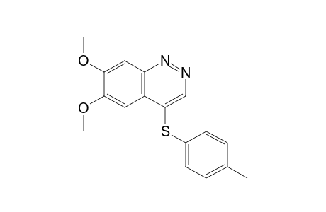 6,7-Dimethoxy-4-(p-tolylthio)cinnoline