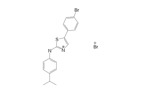 5-(p-bromophenyl)-2-cumidinothiazole, monohydrobromide