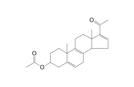 Pregna-5,8,16-triene-3.beta.-ol-20-one acetate