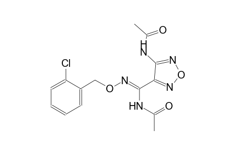 N-[4-((Z)-(acetylamino){[(2-chlorobenzyl)oxy]imino}methyl)-1,2,5-oxadiazol-3-yl]acetamide