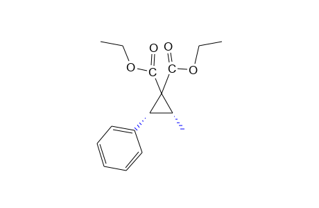 cis-2-Methyl-3-phenyl-1,1-cyclopropanedicarboxylic acid, diethyl ester