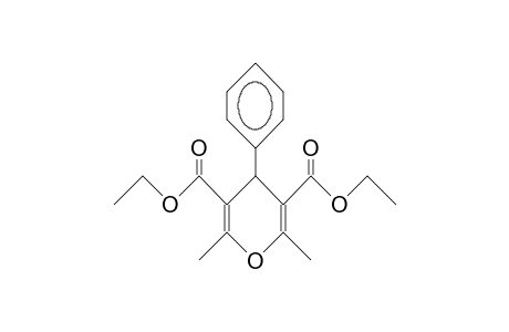 2,6-dimethyl-4-phenyl-4H-pyran-3,5-dicarboxylic acid, diethyl ester
