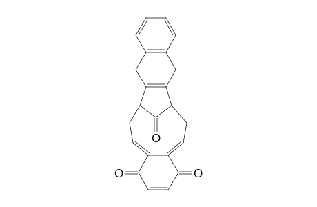 9,12,17-Trioxo-5,6,7,9,12,14,15,16-octahydro-6,15-methanobenzo(a)naphtho(2,3-f)cyclodecene