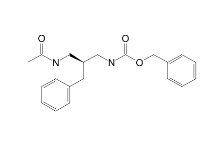 (S)-2-Benzyl-N-acetyl-N'-(benzyloxycarbonyl)-1,3-propanediamine