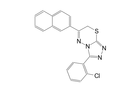 3-(2-chlorophenyl)-6-(2-naphthyl)-7H-[1,2,4]triazolo[3,4-b][1,3,4]thiadiazine