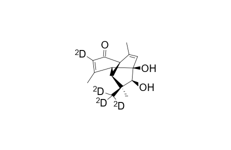 (4R,5S,7S,8R,11R)-2,12,12,12-Tetradeutero-7,8-dihydroxy-1-oxoquiroga-2,9-diene