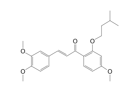 2'-(3-Methylbutyl)oxy-3,4,4'-trimethoxychalcone (isomer 1)