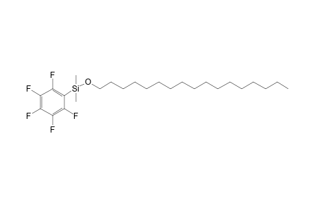 1-Dimethyl(pentafluorophenyl)silyloxyheptadecane