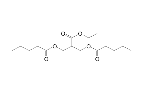 Pentanoic acid, 2-ethoxycarbonyl-3-pentanoyloxypropyl ester