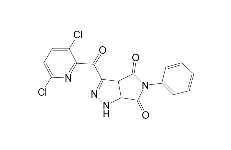 pyrrolo[3,4-c]pyrazole-4,6(1H,5H)-dione, 3-[(3,6-dichloro-2-pyridinyl)carbonyl]-3a,6a-dihydro-5-phenyl-