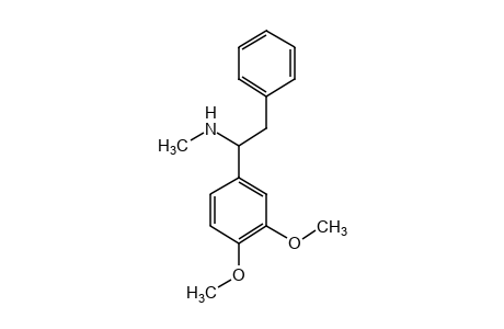 1-(3,4-dimethoxyphenyl)-N-methyl-2-phenylethylamine