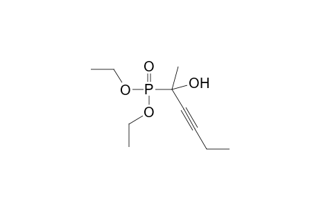 2-Diethoxyphosphoryl-3-hexyn-2-ol