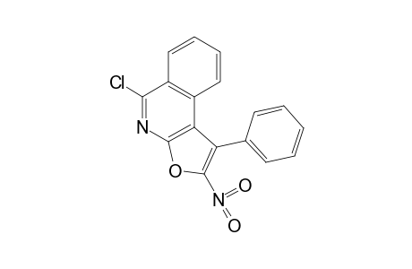 5-chloro-2-nitro-1-phenylfuro[2,3-c]isoquinoline