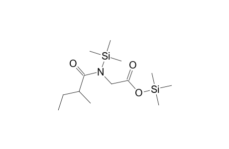 Glycine, N-(2-methyl-1-oxobutyl)-N-(trimethylsilyl)-, trimethylsilyl ester