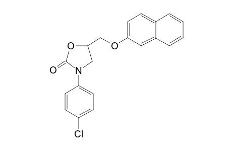 3-(p-Chlorophenyl)-5-(2-naphthyloxymethyl)-2-oxazolidone