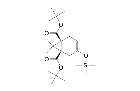 di-t-butyl cis 7,7-dimethyl-3-trimethylsilyloxybicyclo[4.1.0]hept-3-ene-1,6-dicarboxylate