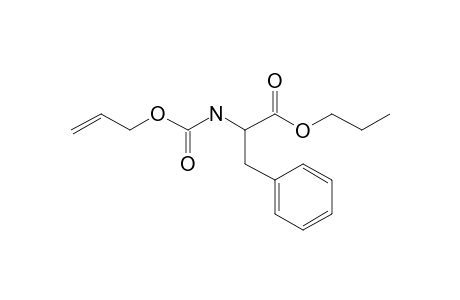 L-Phenylalanine, N-allyloxycarbonyl-, propyl ester