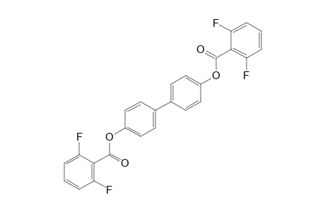 2,6-difluorobenzoic acid, 4,4'-biphenylene ester