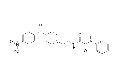 ethanediamide, N~1~-[2-[4-(4-nitrobenzoyl)-1-piperazinyl]ethyl]-N~2~-phenyl-