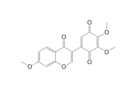 3',4'-DIMETHOXY-1'-(7-METHOXY-4-OXO-4H-CHROMEN-3-YL)-BENZO-2',5'-QUINONE