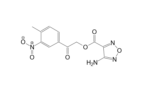 2-(4-methyl-3-nitrophenyl)-2-oxoethyl 4-amino-1,2,5-oxadiazole-3-carboxylate