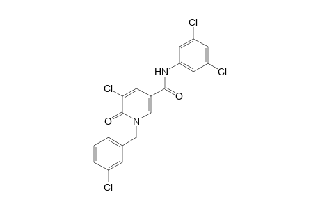 1-(m-CHLOROBENZYL)-1,6-DIHYDRO-6-OXO-3',5,5'-TRICHLORONICOTINANILIDE