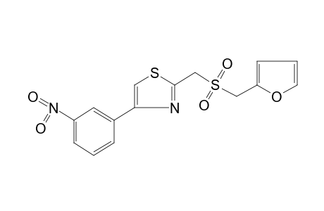 2-[(furfurylsulfonyl)methyl]-4-(m-nitrophenyl)thiazole