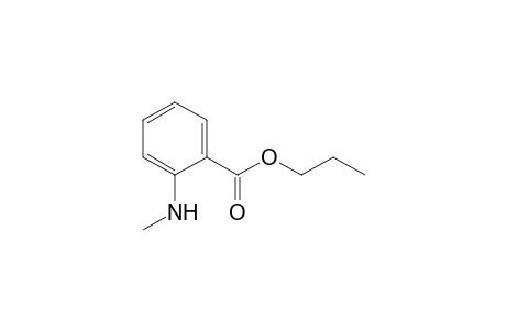 Benzoic acid, 2-(methylamino)-, propyl ester