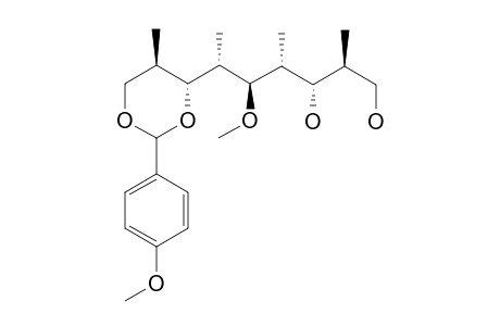 7,9-(p-Methoxyphenylidenedioxy)-5-methoxy-2,4,6,8-tetraamethylnonan-1,3-diol