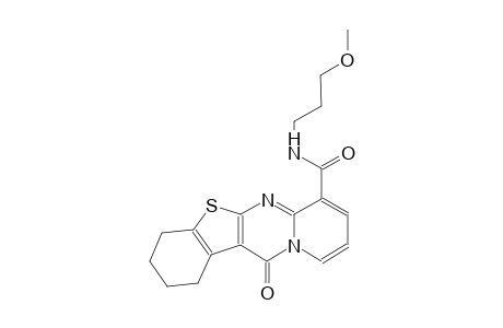 N-(3-methoxypropyl)-12-oxo-1,2,3,4-tetrahydro-12H-[1]benzothieno[2,3-d]pyrido[1,2-a]pyrimidine-7-carboxamide