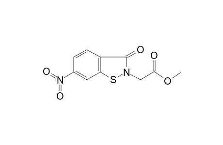 Benzo[d]isothiazol-3(2H)-one, 2-(2-methoxy-2-oxoethyl)-6-nitro-