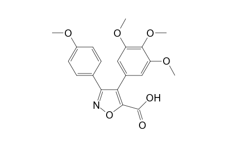 3-(4-Methoxyphenyl)-4-(3,4,5-trimethoxyphenyl)isoxazole-5-carboxylic Acid