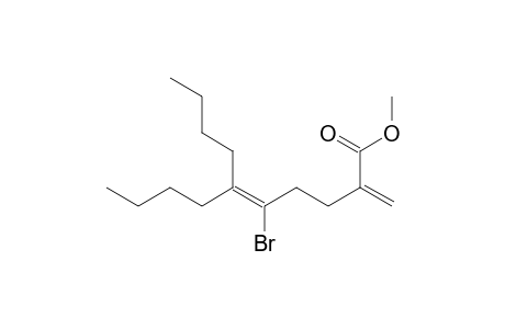 Methyl 5-bromo-6-butyl-2-methylene-5-decenoate