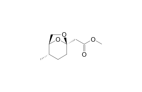 1(S)-(2(S)-Methyl-6,8-dioxobicyclo[3.2.1]octa-5(R)-yl)acetic acid methyl ester