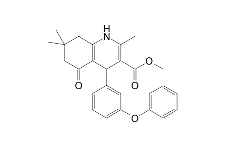 Methyl 2,7,7-trimethyl-5-oxo-4-(3-phenoxyphenyl)-1,4,5,6,7,8-hexahydro-3-quinolinecarboxylate