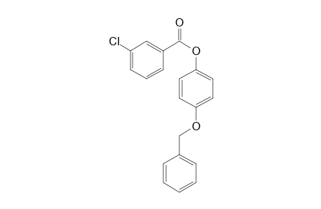 3-Chlorobenzoic acid, 4-benzyloxyphenyl ester