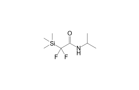 2,2-DIFLUORO-N-ISOPROPYL-2-(TRIMETHYLSILYL)-ACETAMIDE