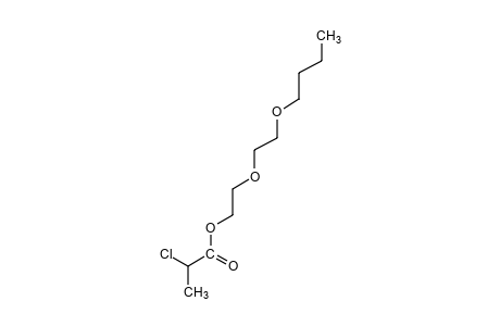 2-chloropropionic acid, 2-(2-butoxyethoxy)ethyl ester