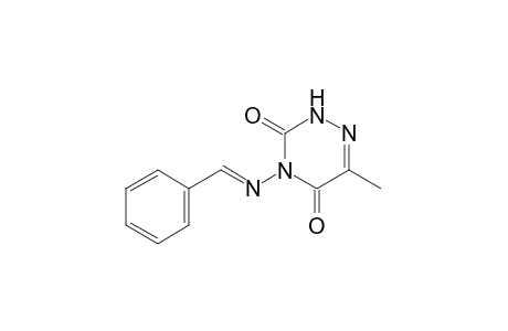 4-(benzylideneamino)-6-methyl-as-triazine-3,5(2H,4H)-dione