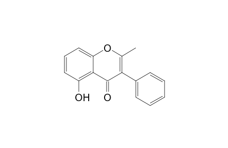 2-Methyl-5-oxidanyl-3-phenyl-chromen-4-one