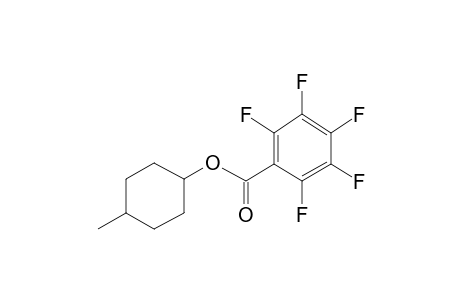 4-Methylcyclohexyl 2,3,4,5,6-pentafluorobenzoate