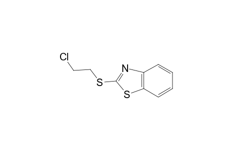 Benzothiazole, 2-[(2-chloroethyl)thio]-