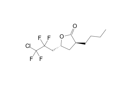 (R,S)-2-n-Butyl-4-(2,2,3,3-tetrafluoro-3-chloropropyl)-.gamma.-butyrolactone