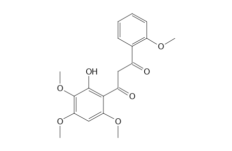 1-(2-hydroxy-3,4,6-trimethoxyphenyl)-3-(o-methoxyphenyl)-1,3-propanedione