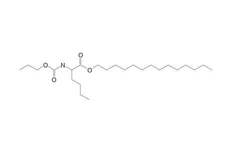 L-Norleucine, N-propoxycarbonyl-, tetradecyl ester