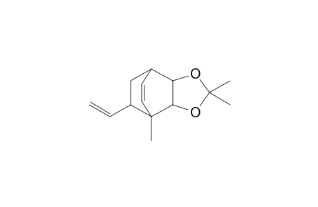 1-Methyl-5,6-(isopropylidenedioxy)-7-ethenyl-bicyclo[2.2.2]oct-2-ene