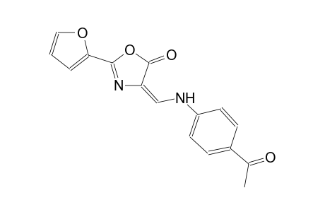 (4E)-4-[(4-acetylanilino)methylene]-2-(2-furyl)-1,3-oxazol-5(4H)-one